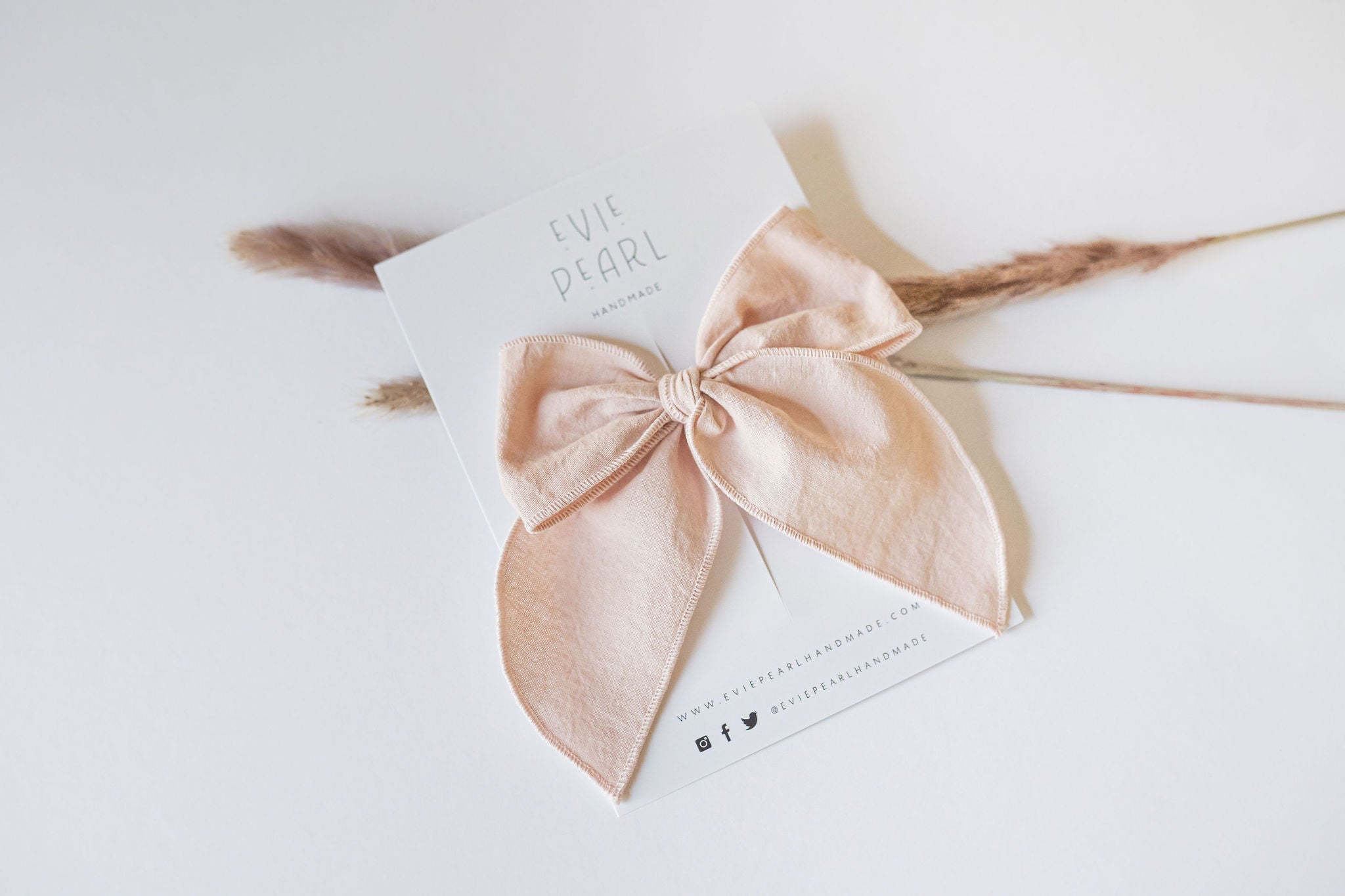 Ballet Pink Bow Oversized