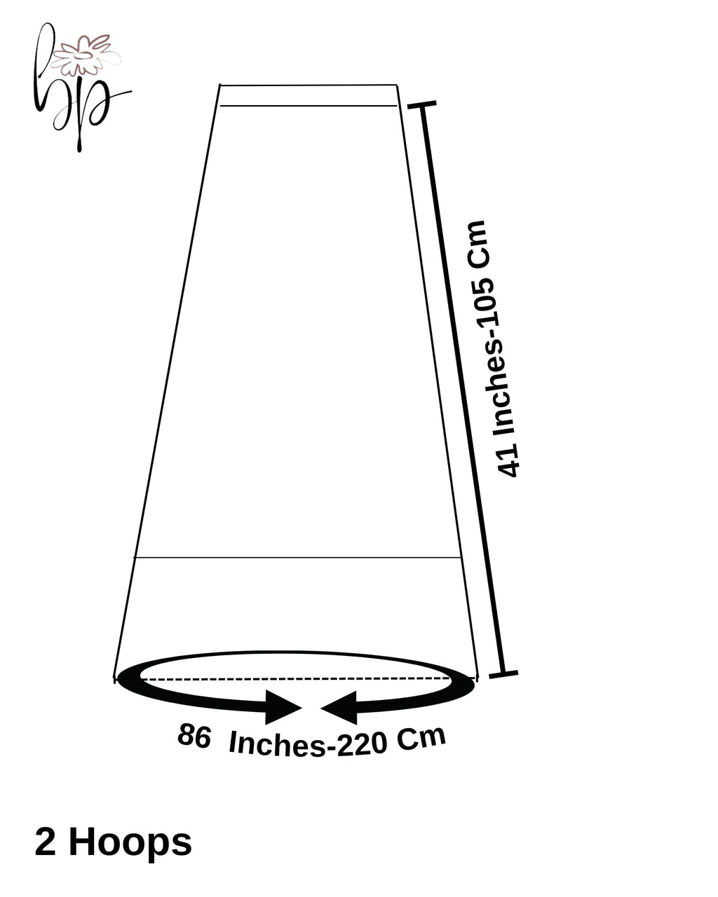 Two Hoop Skirt , A-line Wedding Dress Underskirt, White Petticoat