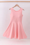 Pink scalloped active mom&me dress 2XL