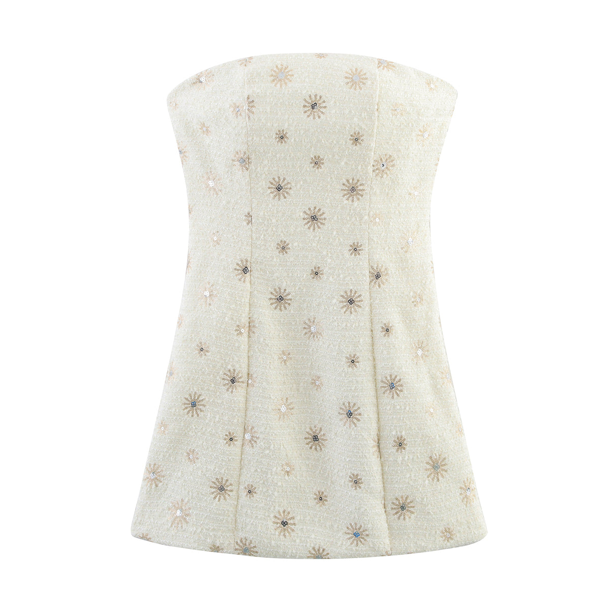 Women Clothing Summer Minority Design Slim Fit Slim Fit Tube Top Dress Women White