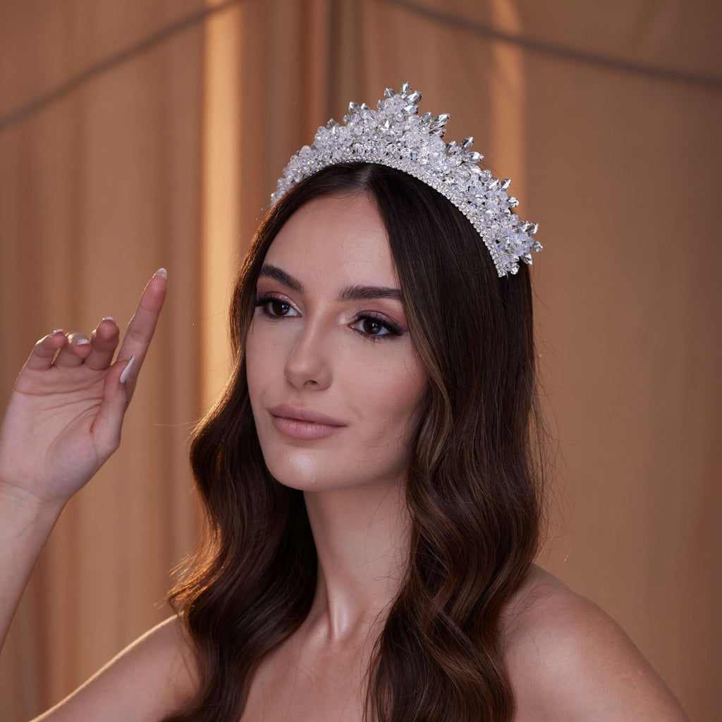 Sparkling Crystal Wedding Tiara