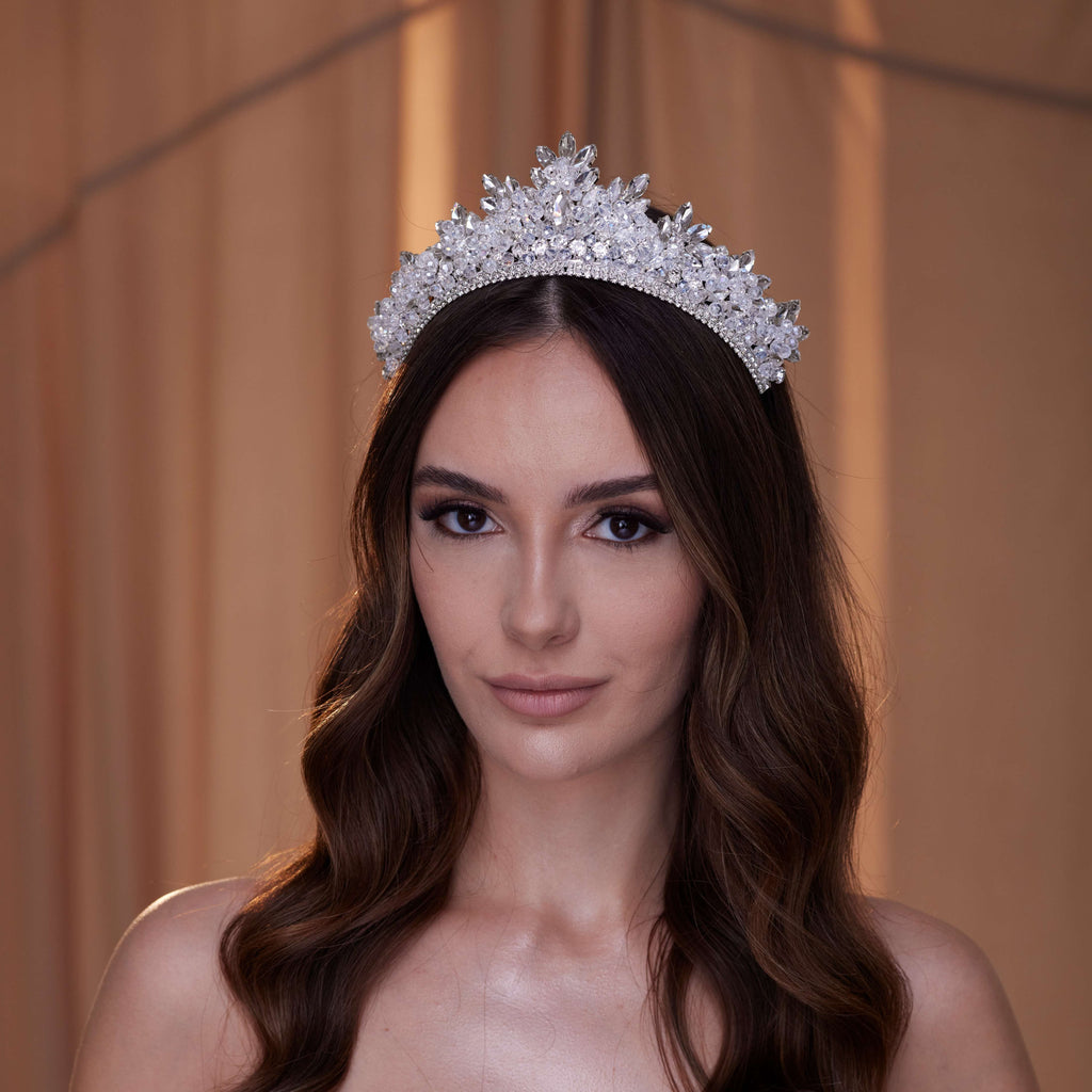 Sparkling Crystal Wedding Tiara