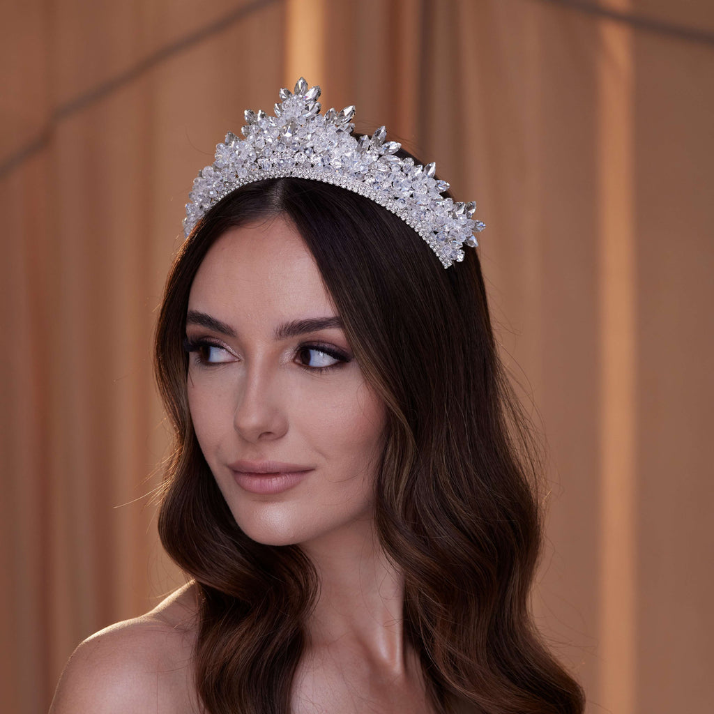 Sparkling Crystal Wedding Tiara
