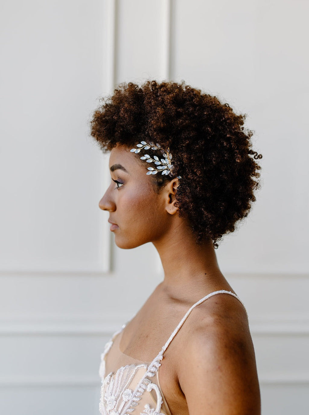 Opalescent Jewel Hair Comb