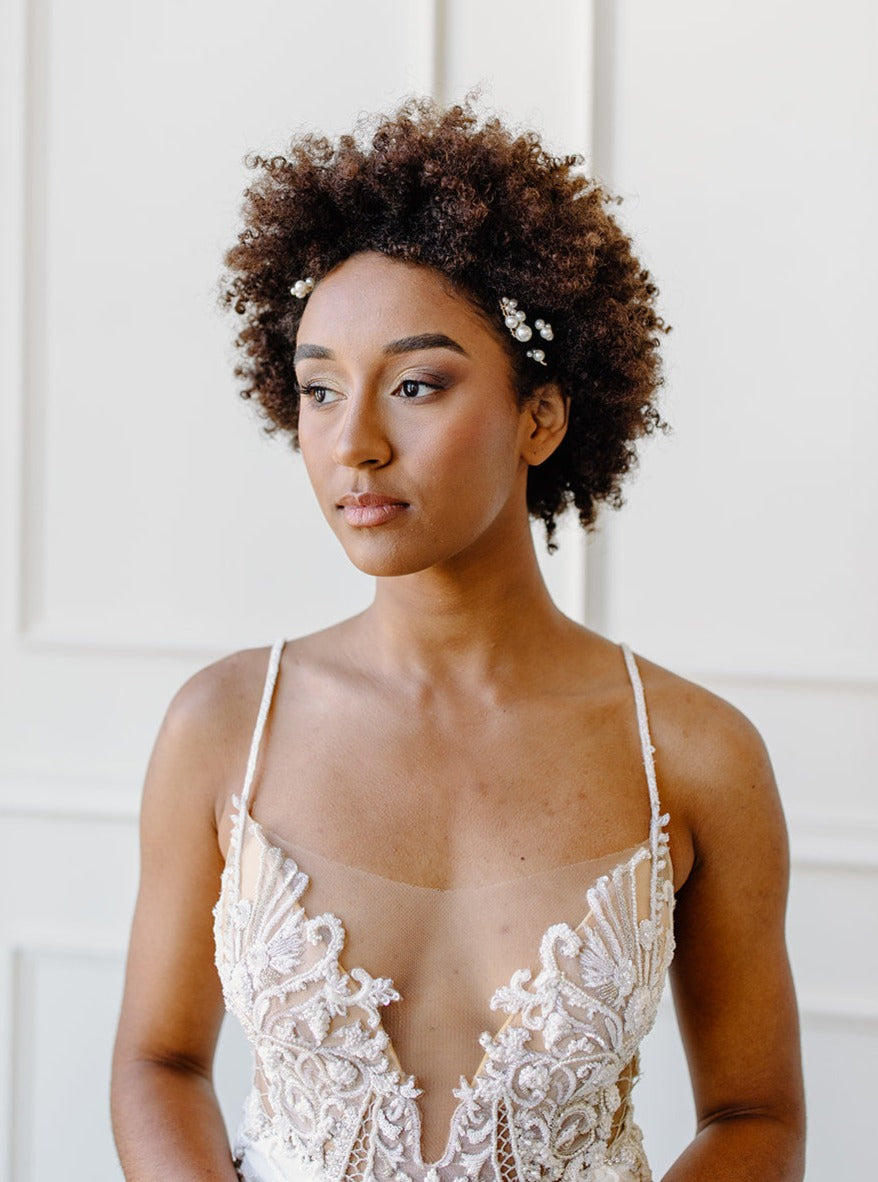 Pearl Cluster Hair Pins