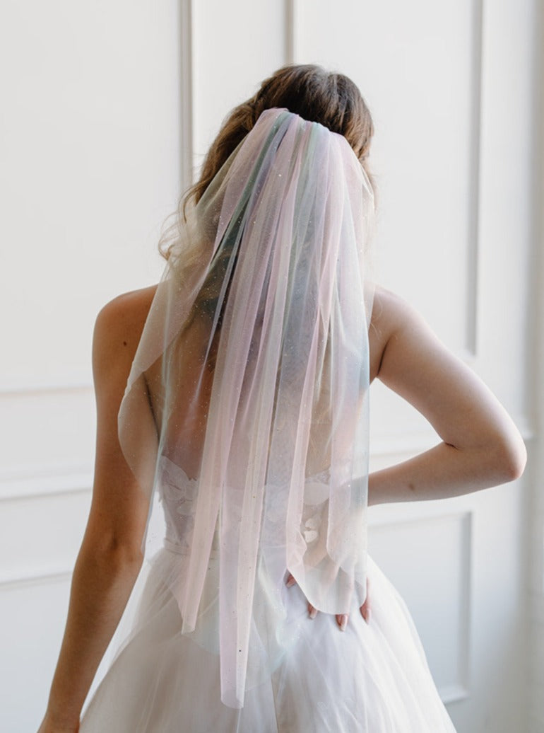 Pastel Rainbow Veil
