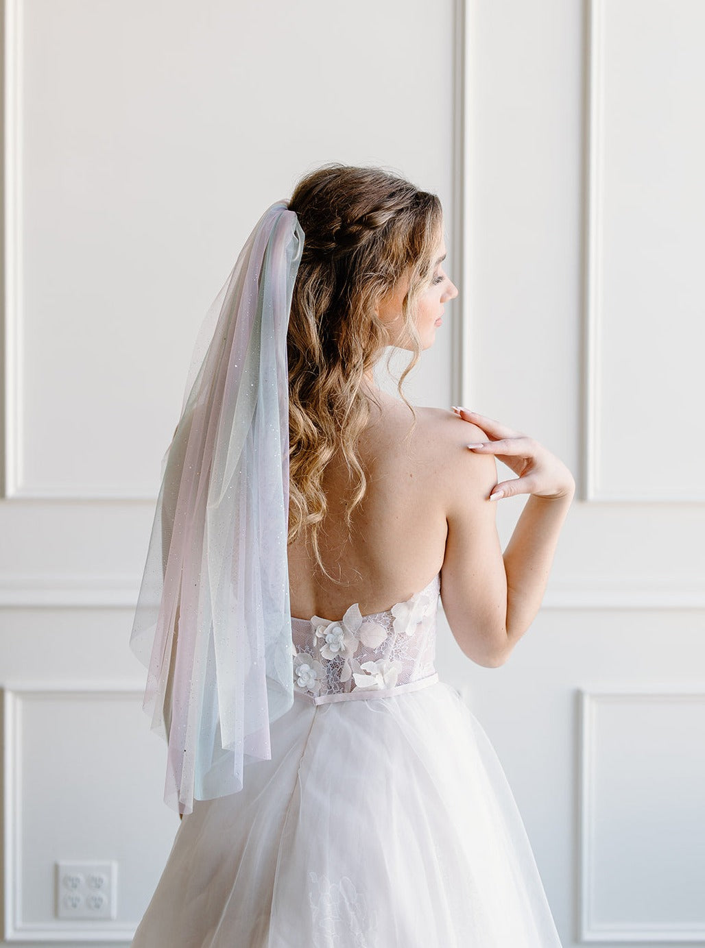 Pastel Rainbow Veil