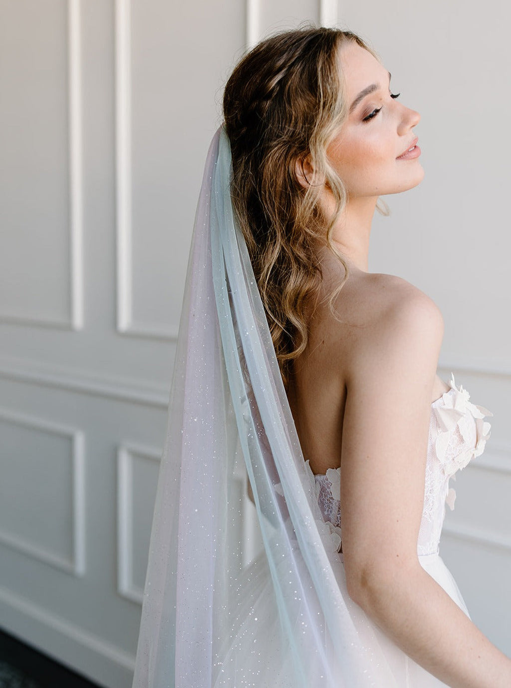 Pastel Rainbow Veil