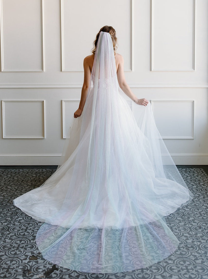 Pastel Rainbow Veil