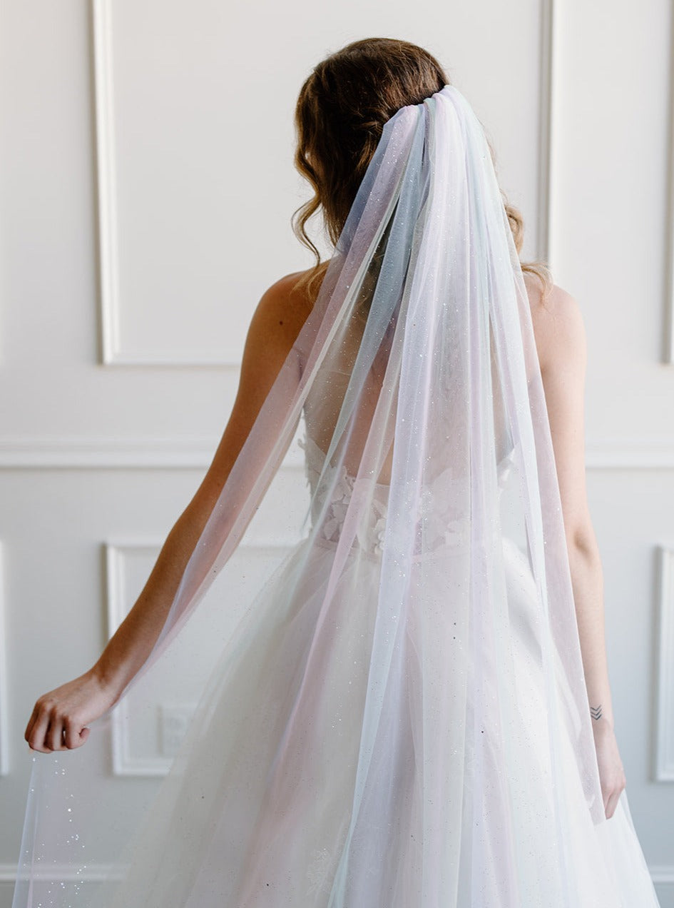 Pastel Rainbow Veil