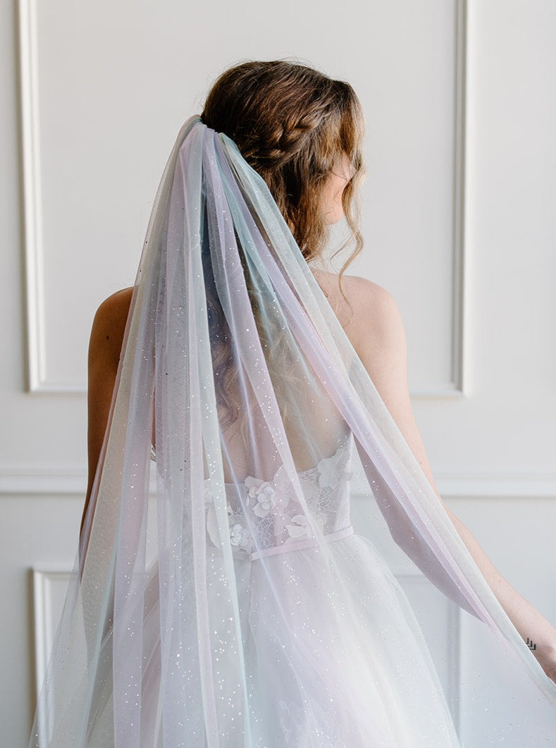 Pastel Rainbow Veil