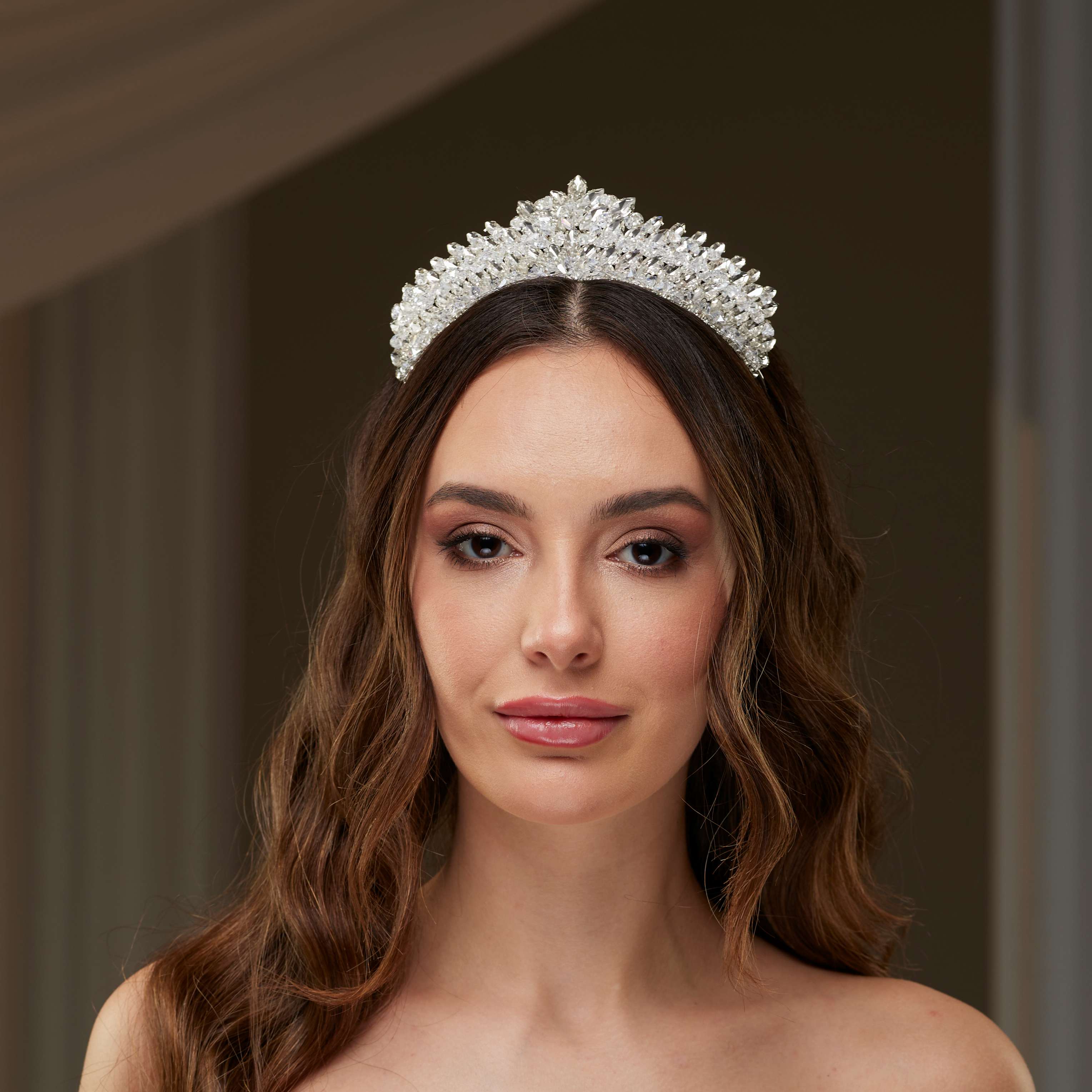 Crystal & Rhinestone Shiny Tiara