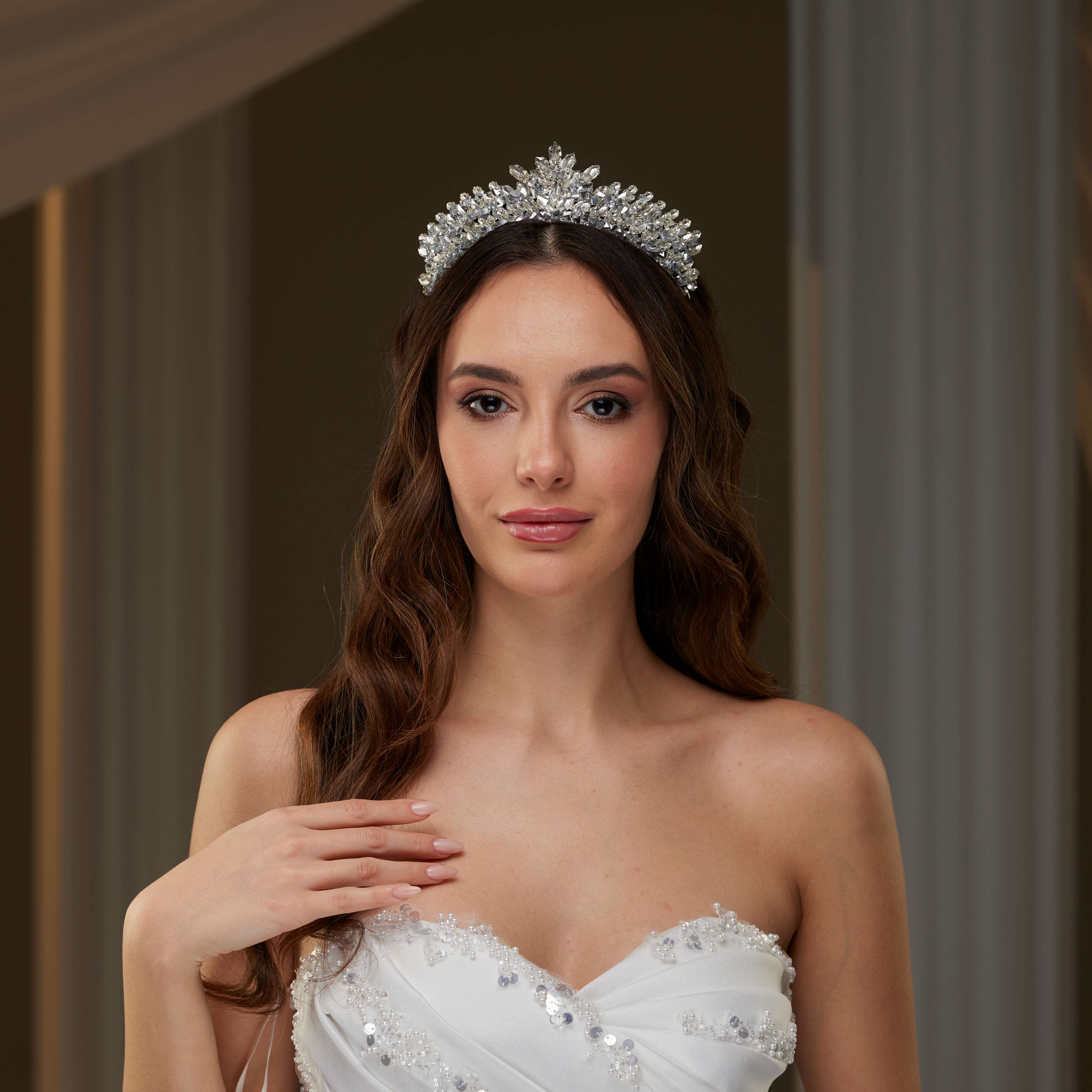Crystal & Rhinestone Tiara