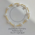Harper Bracelet 14K Gold Plated Faux Freshwater Pearl