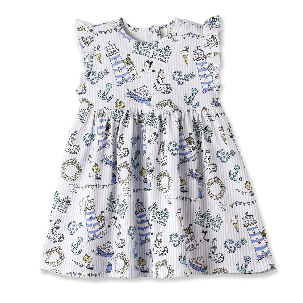 Seashore Dress – Soft Bamboo Summer Dress 6Y