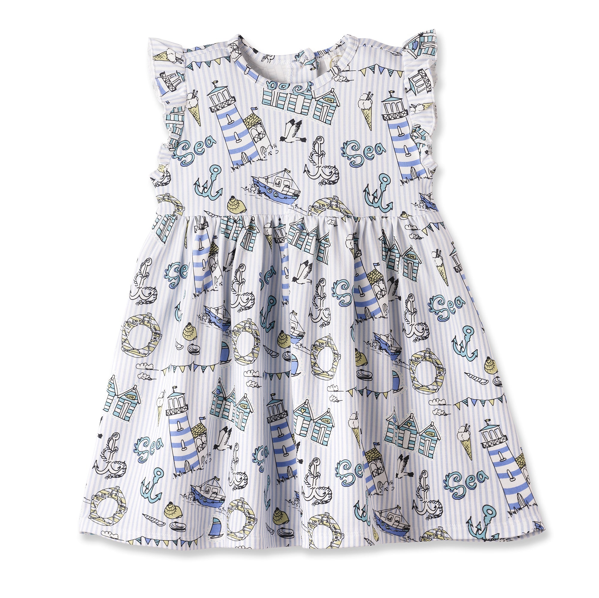 Seashore Dress – Soft Bamboo Summer Dress 6Y