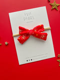 Red 87 Arrowhead Oversized Bow Default Title