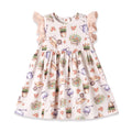 Petal Patch Baby Girl Dress – Bamboo & Eyelet Garden Dress 6Y