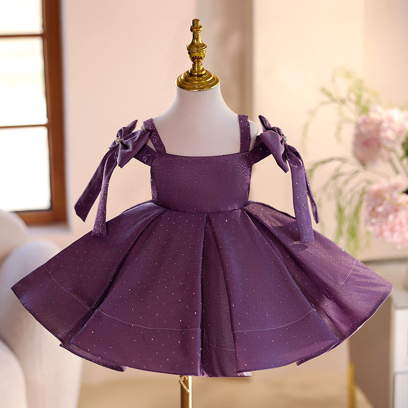 High-end Hostess Princess Dress Light Luxury And Western-style Purple