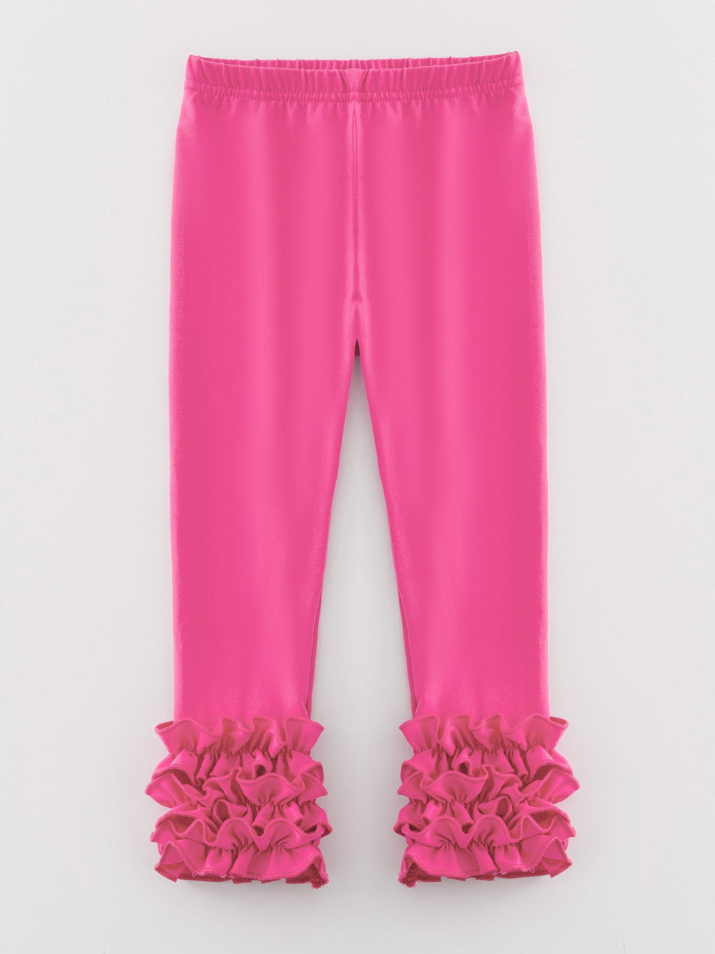 Milk Silk Ruffled Hot Pink Icing Legging hot pink