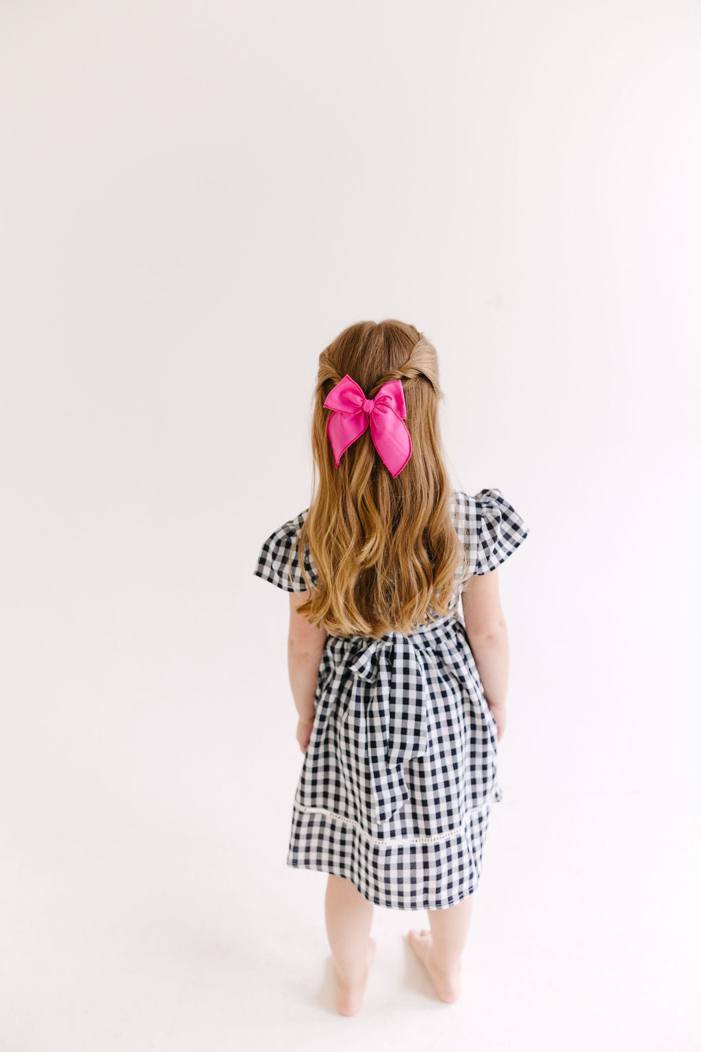 Blue Solid Medium Bow