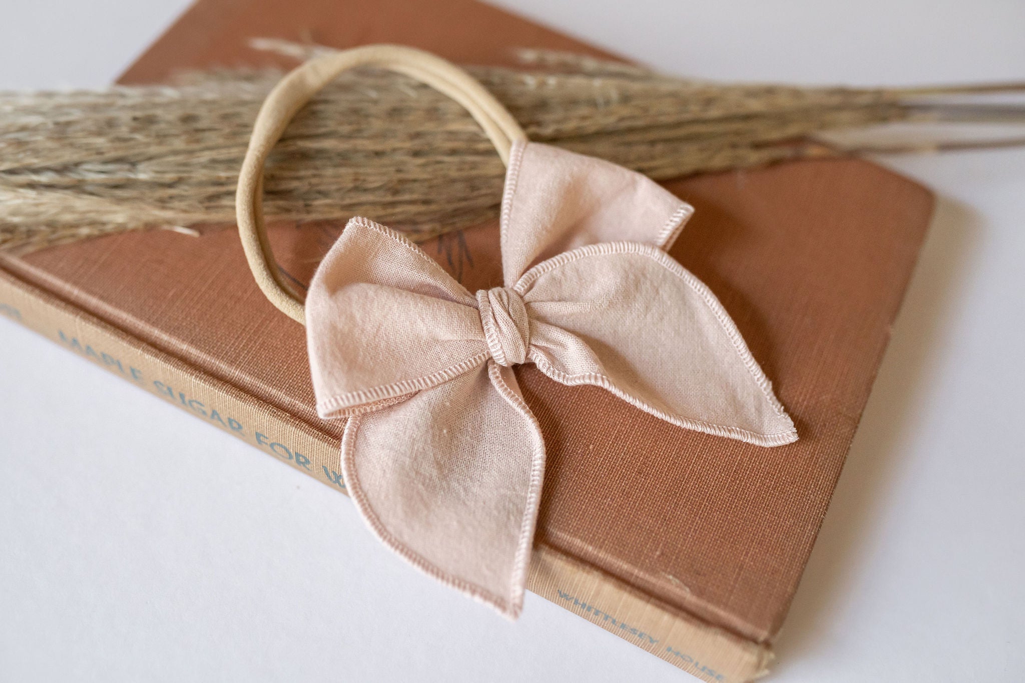 Ballet Pink Bow Small-Nylon Headband