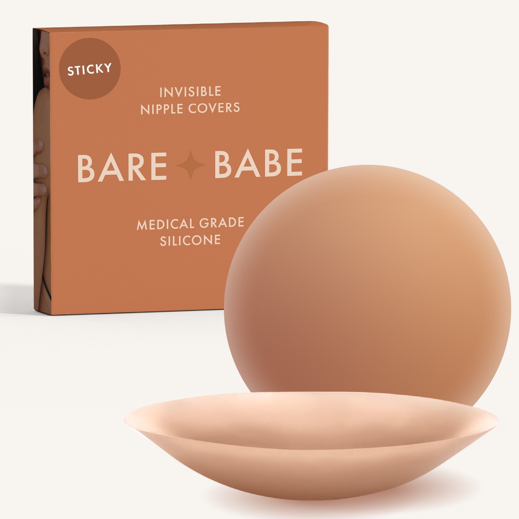 Adhesive Nipple Covers Caramel