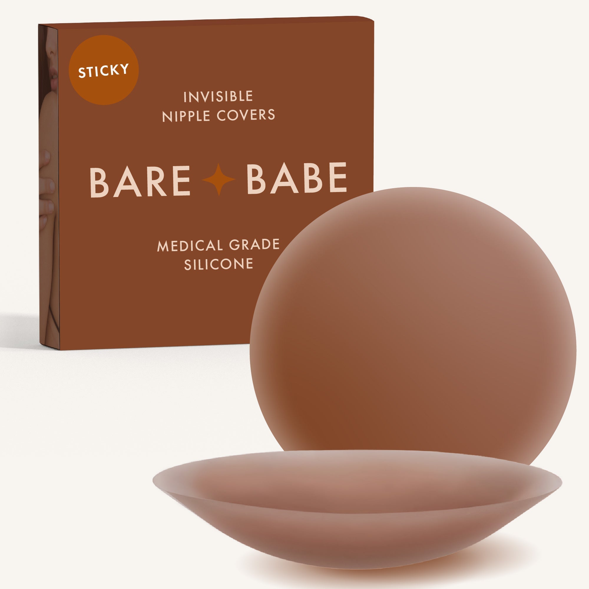Adhesive Nipple Covers Cocoa
