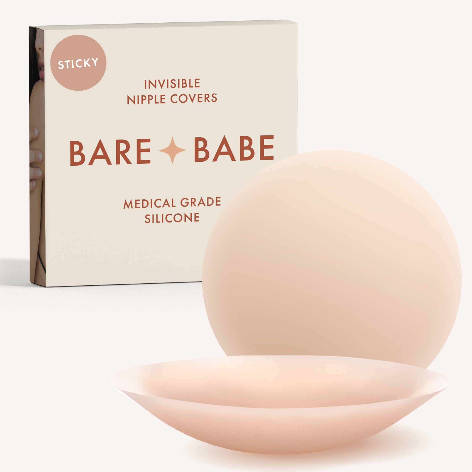 Adhesive Nipple Covers Creme