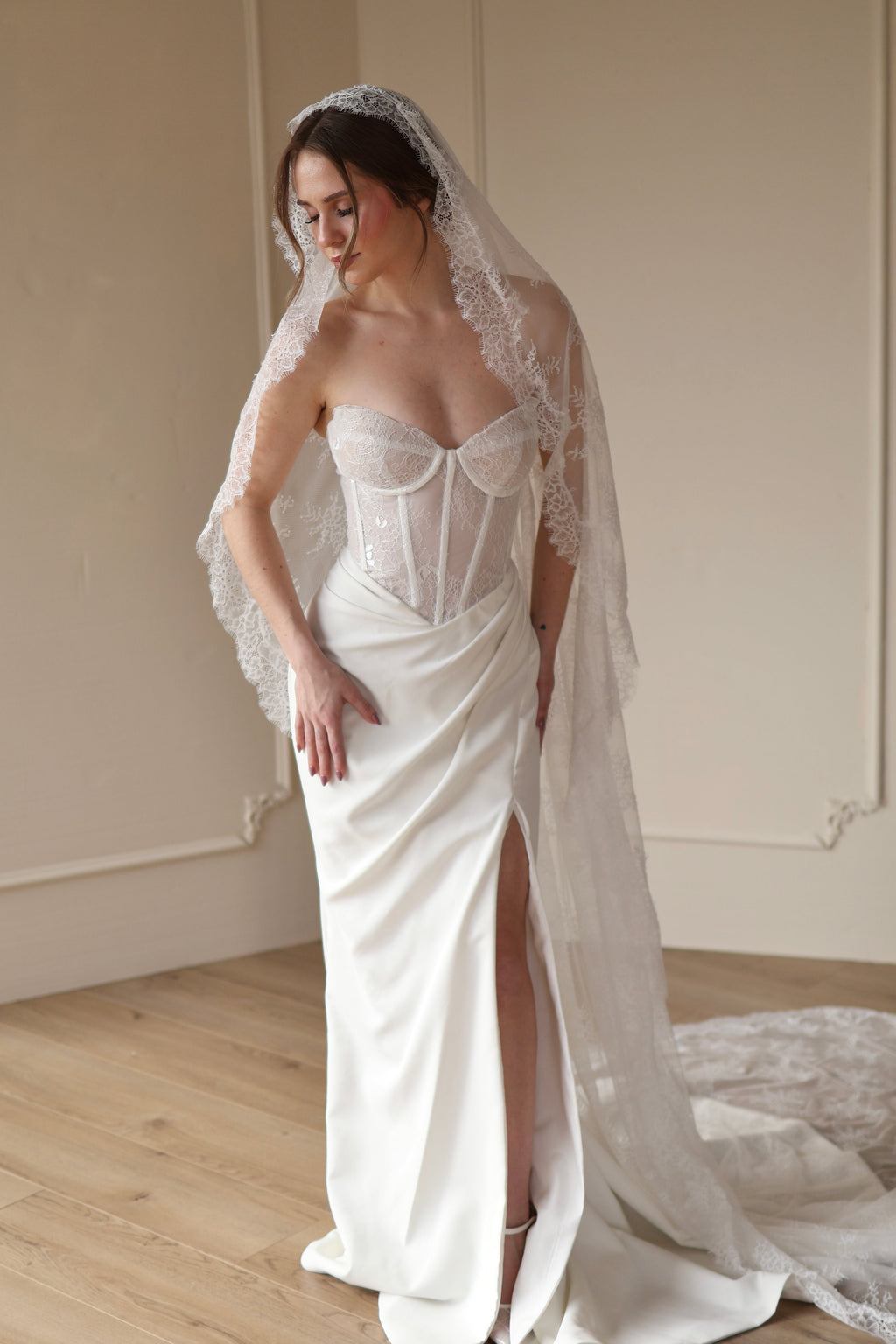 Full Lace Mantilla Veil