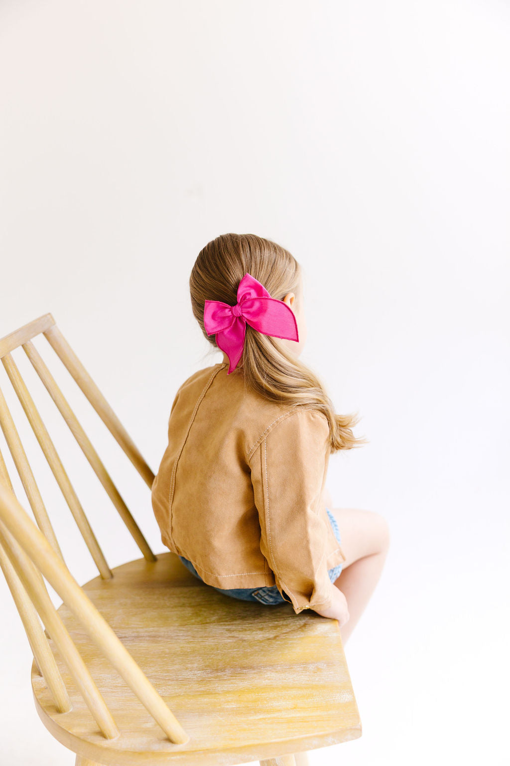 Purple Solid Medium Bow