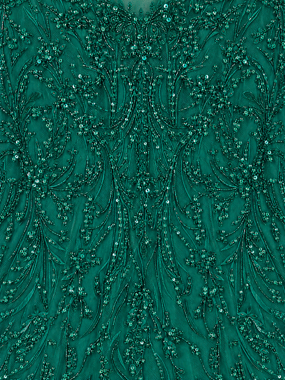 Mermaid, Long Sleeve Lace Gown