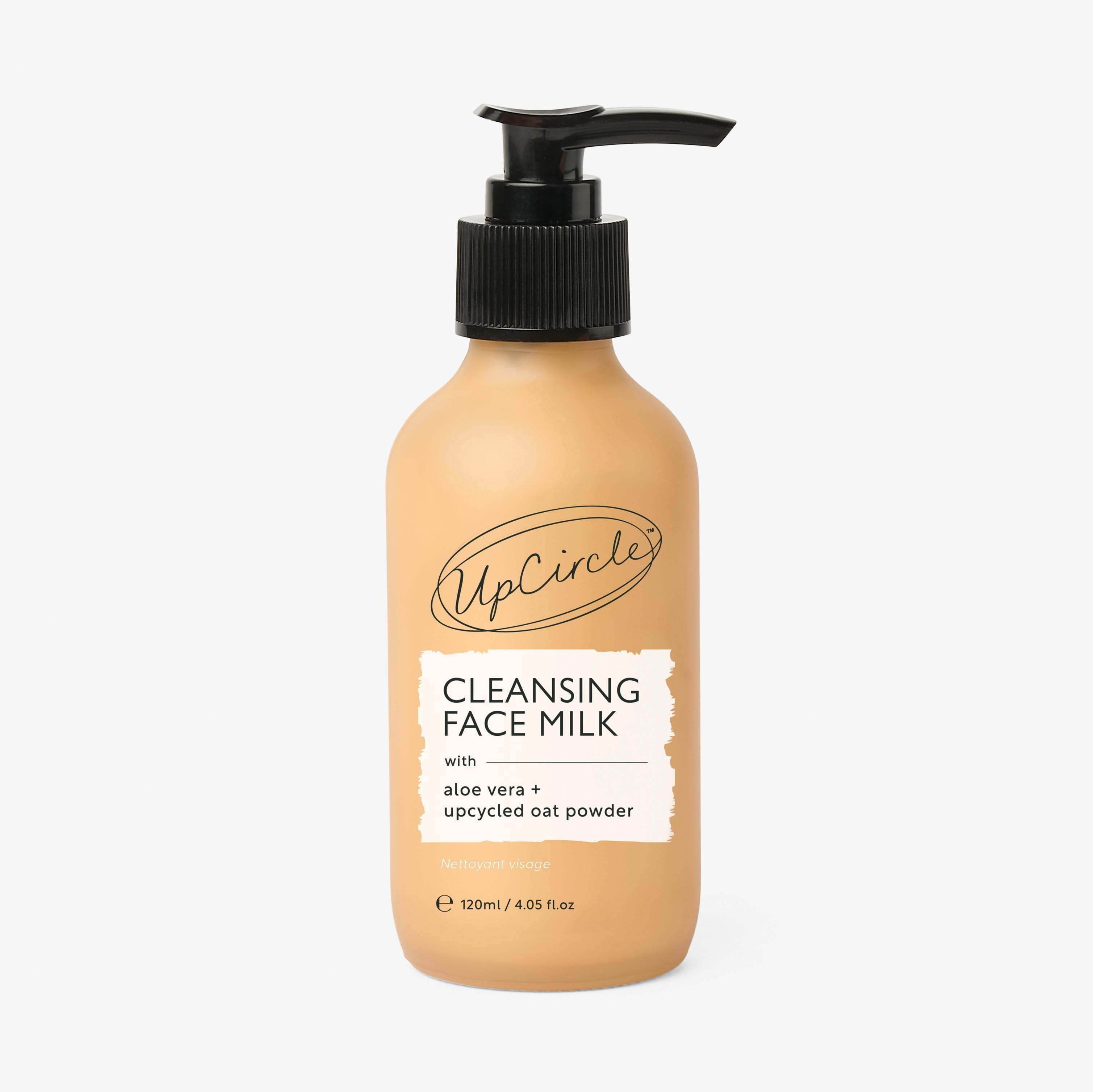 Cleansing Face Milk with Oat Powder + Aloe Vera Pump