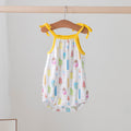 Let's Chill Organic Cotton Shoulder-Tie Onesie 12 24 months