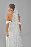 Winter Inspired Cathedral Wedding Veil