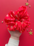 Red 87 Arrowhead Oversized Scrunchy