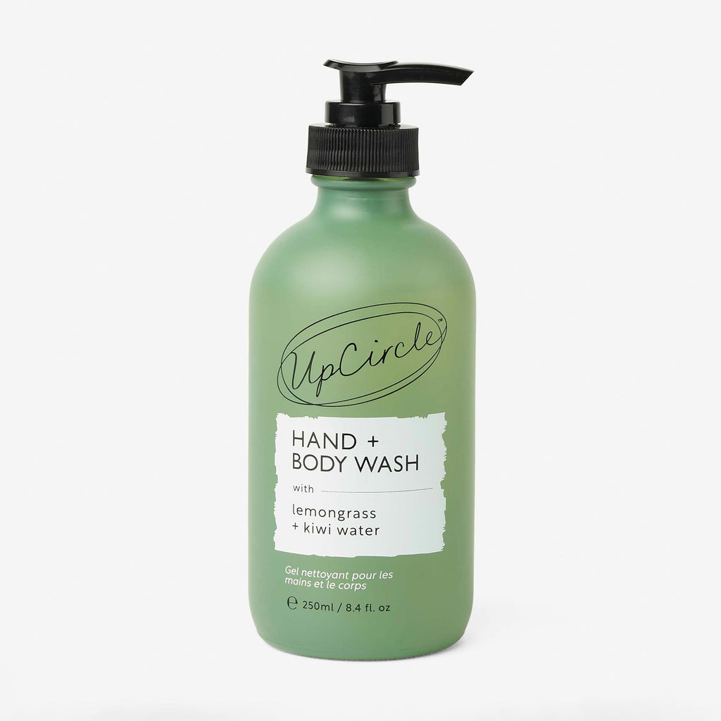 Natural Hand + Body Wash with Lemongrass Pump