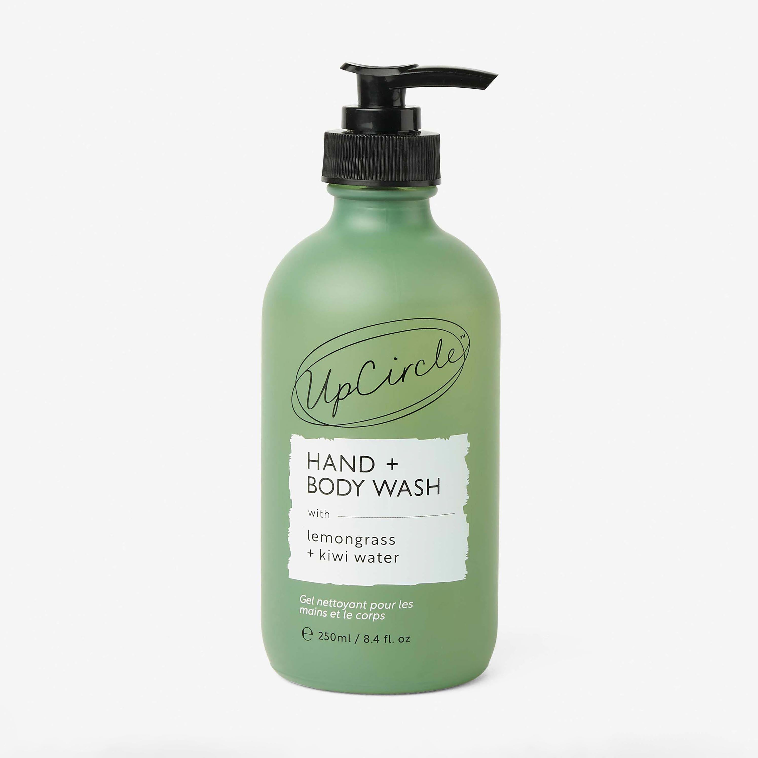 Natural Hand + Body Wash with Lemongrass Pump