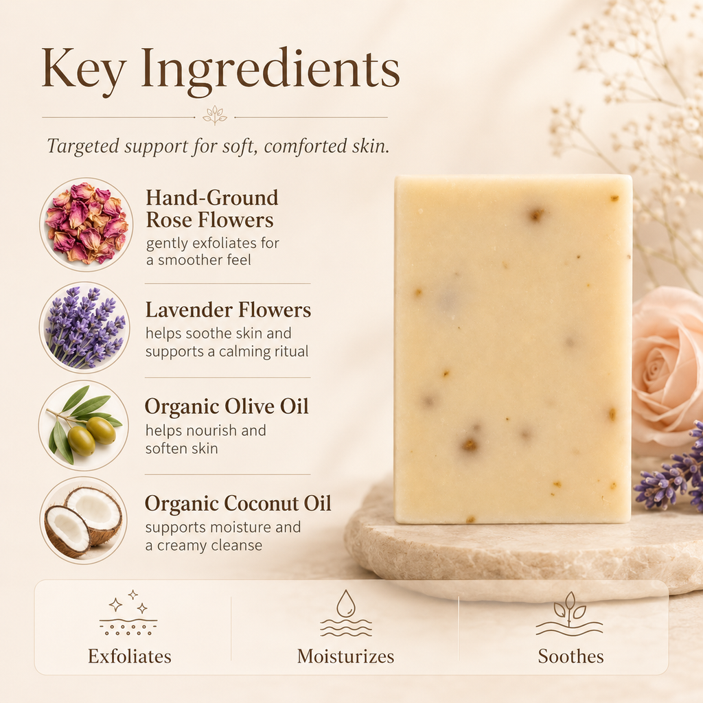 Rose + Lavender - Wildflower Bar