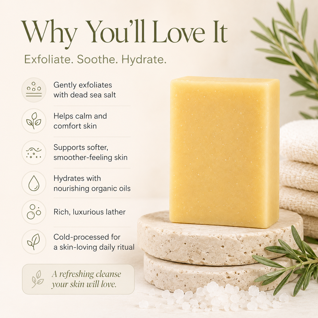 Sage + Sea Salt Exfoliating Bar