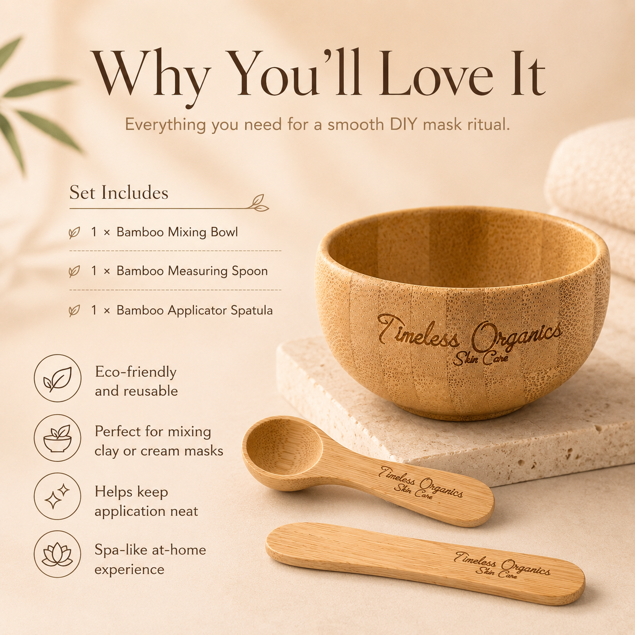 Bamboo Utensil Set