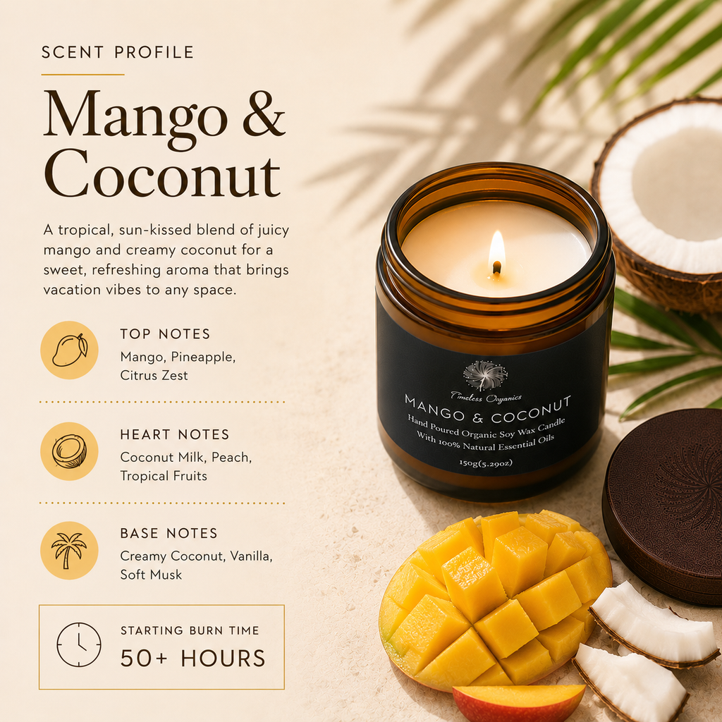 Timeless Candle - Mango + Coconut