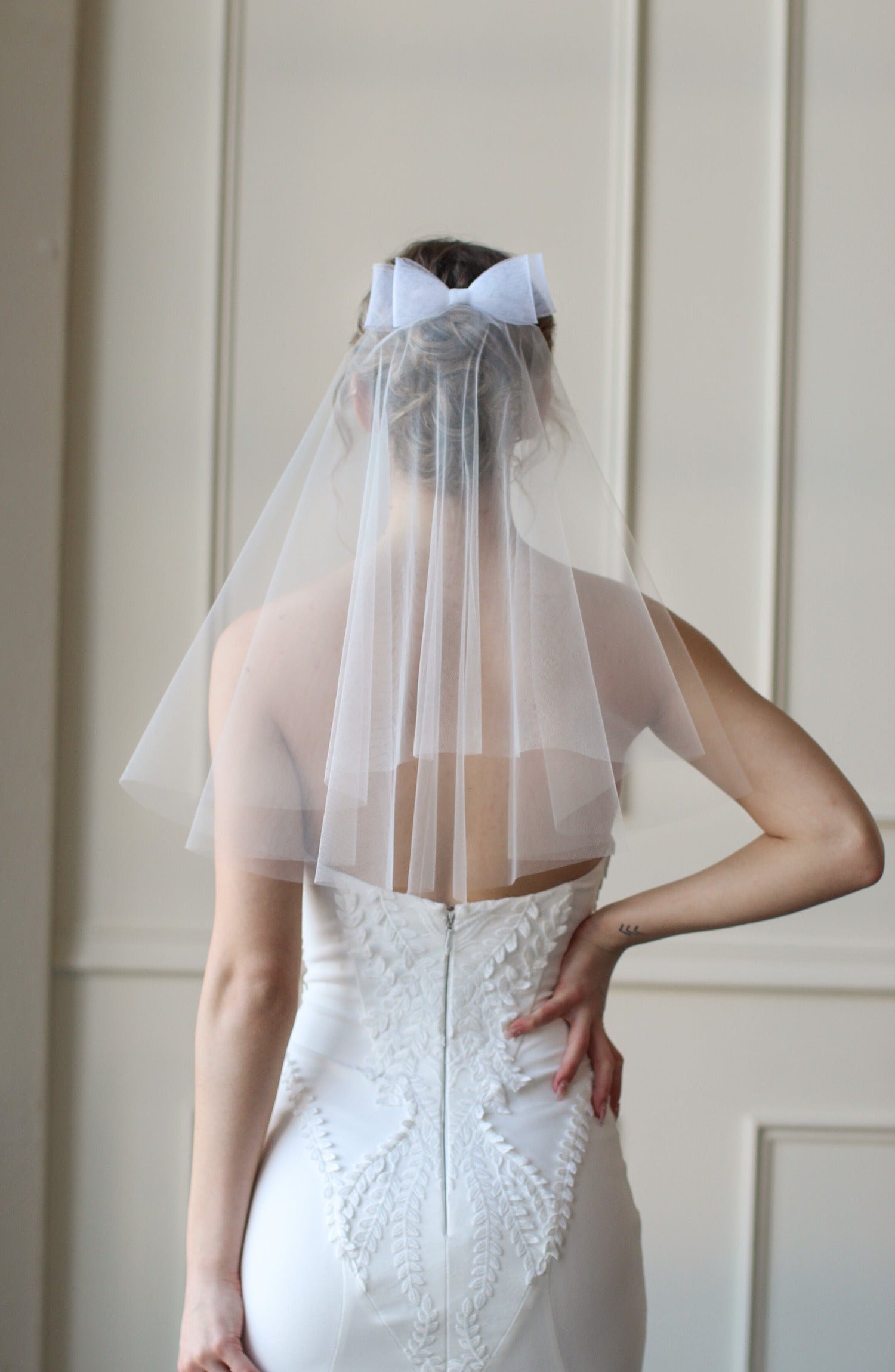Double Layer Bow Veil