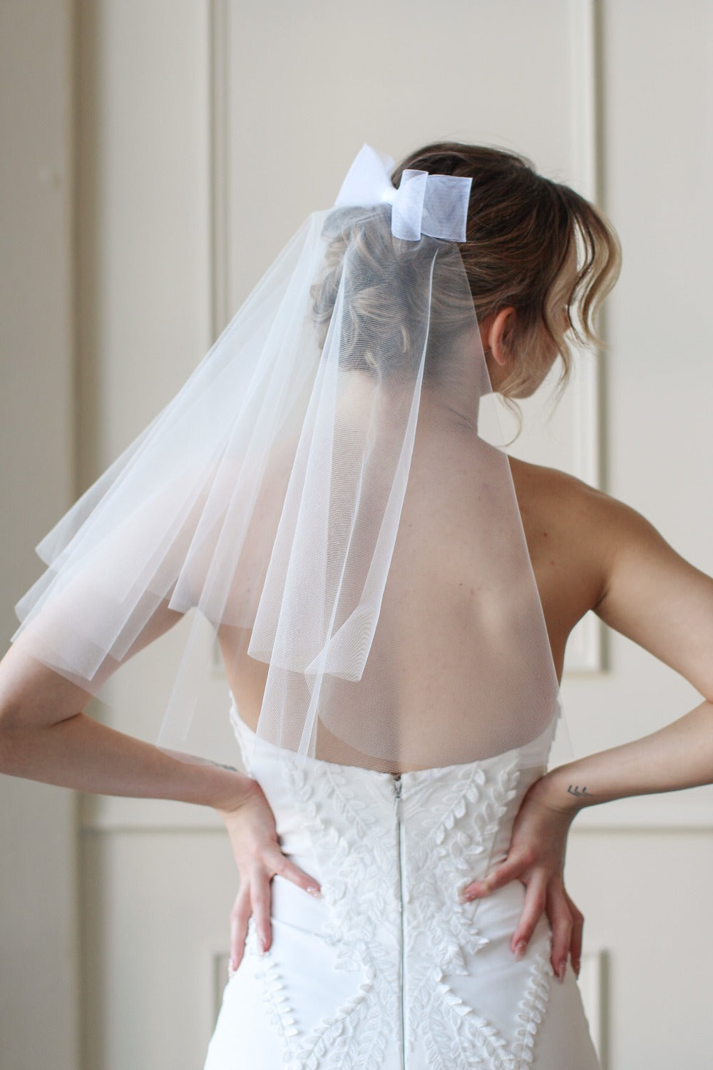 Double Layer Bow Veil