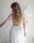 Delicate Lace Bridal Scarf