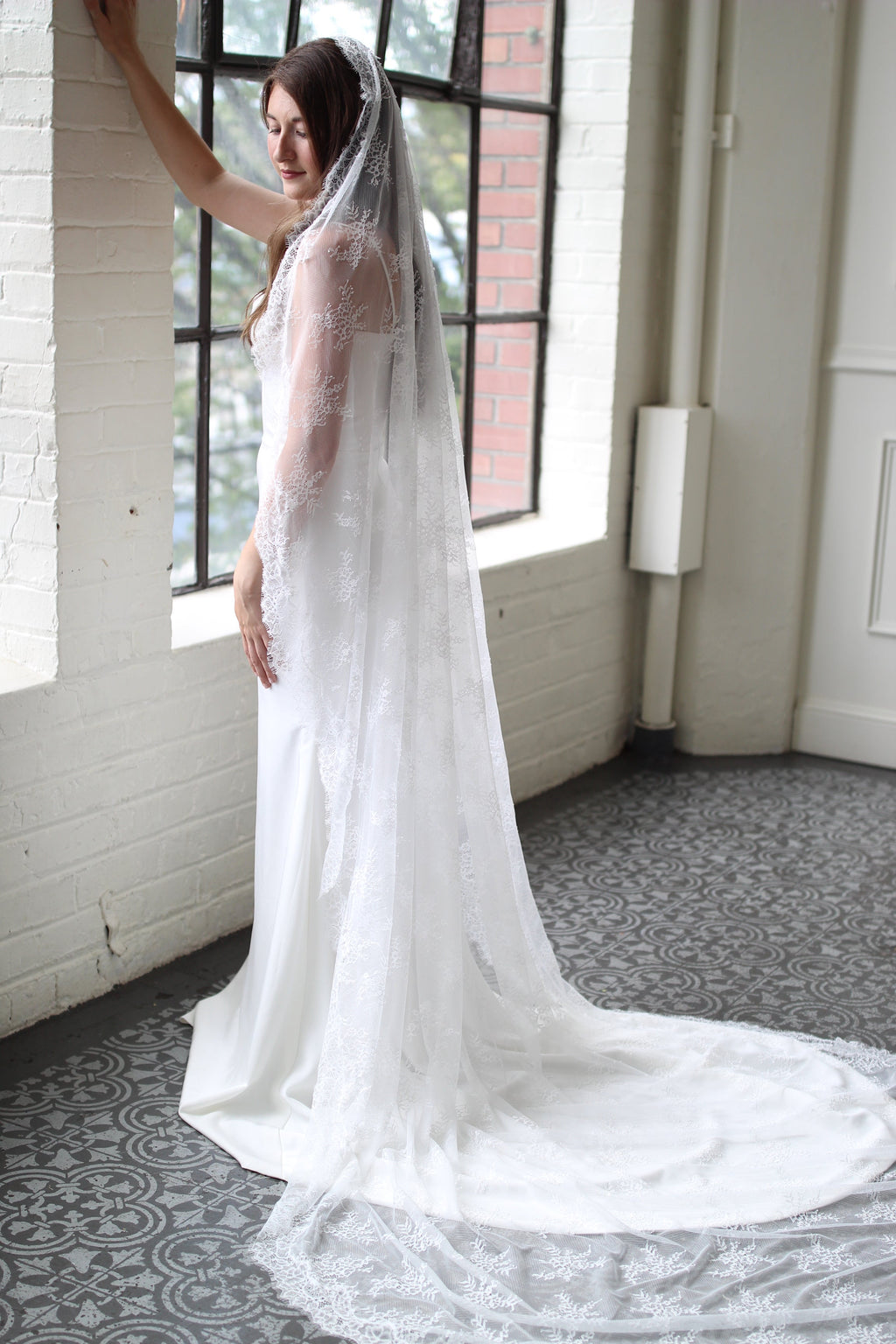 Full Lace Mantilla Veil