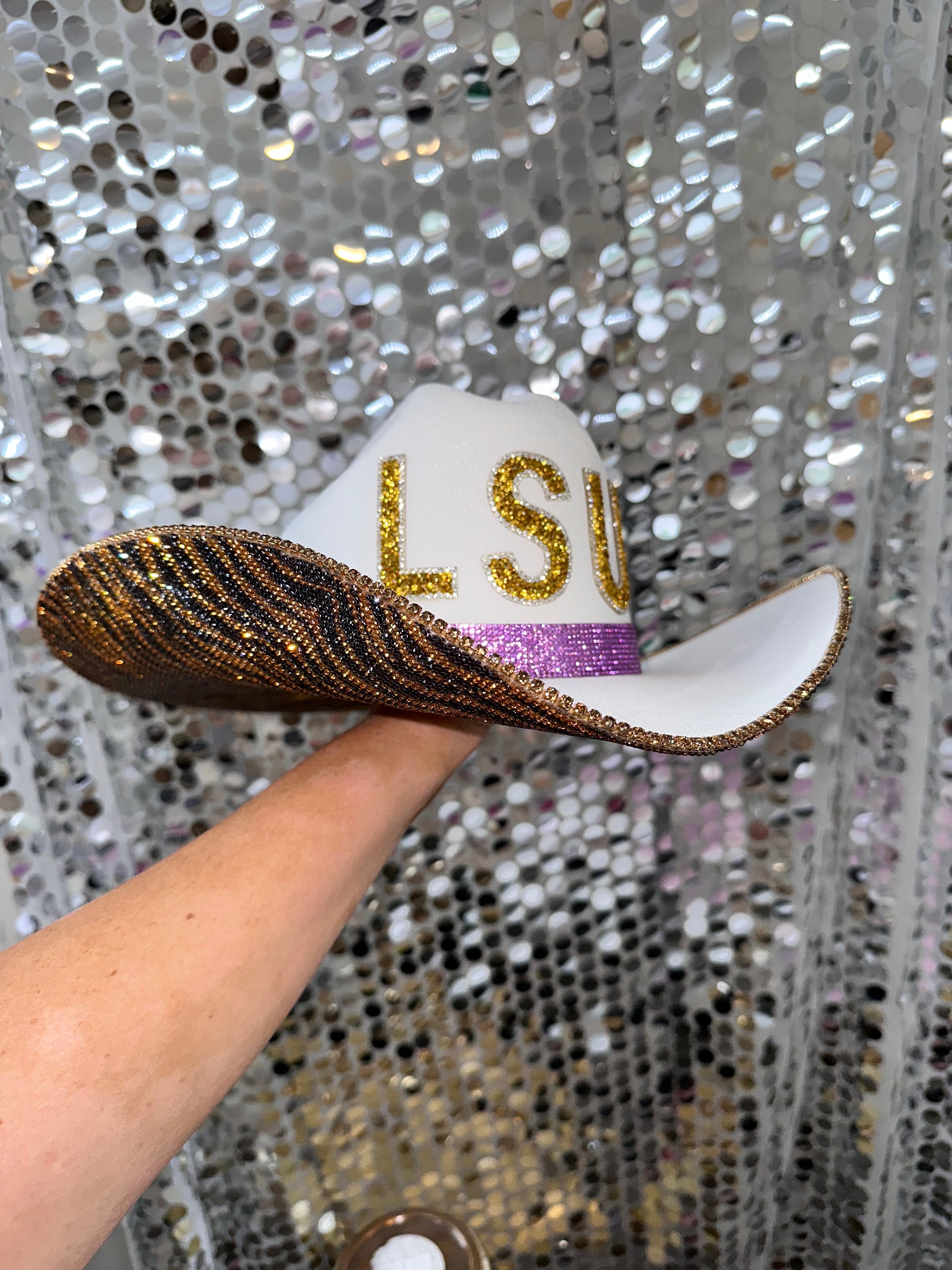 LSU Tiger Print Hat