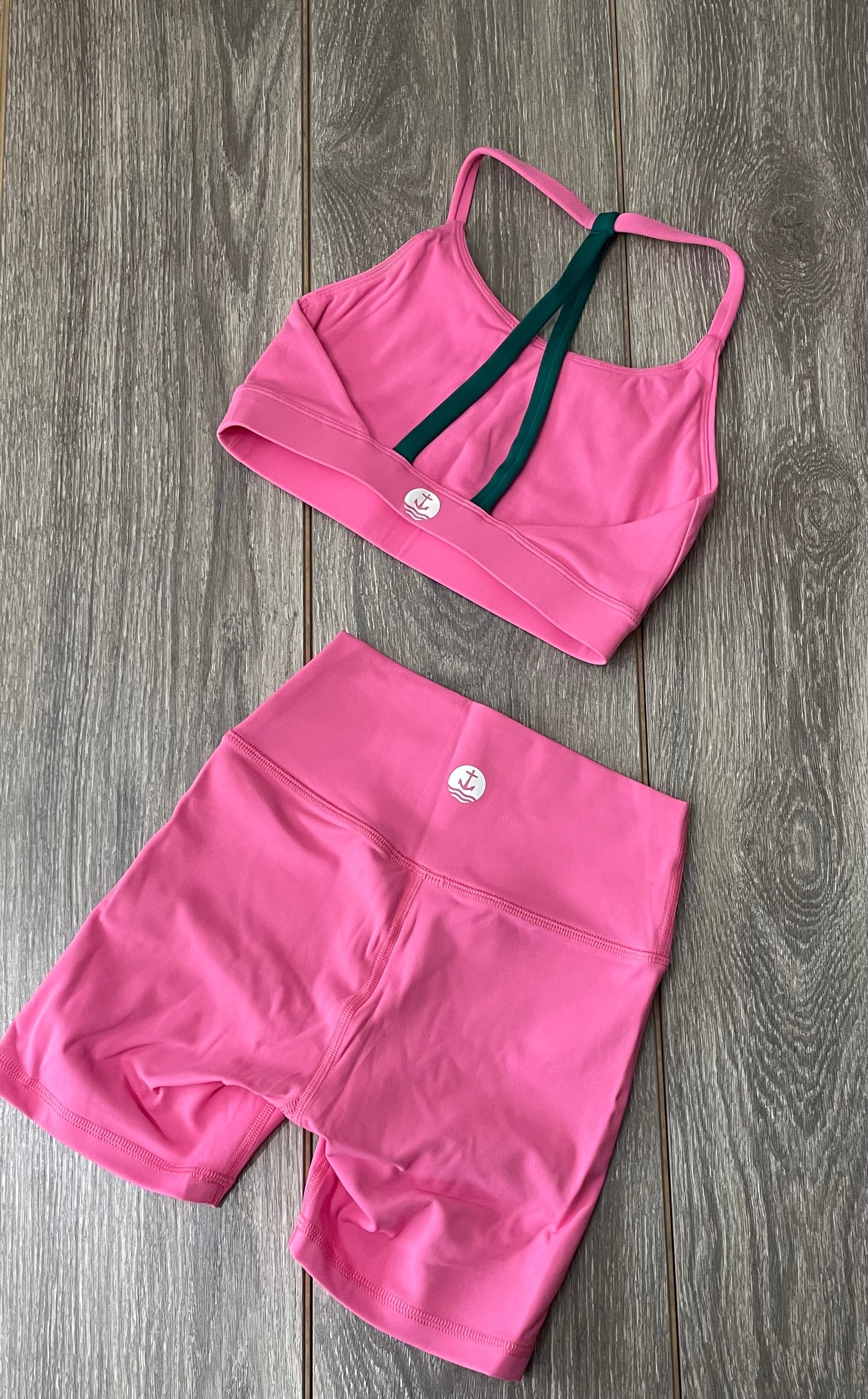 The Daybreak Bubblegum Pink Set - Top & Shorts