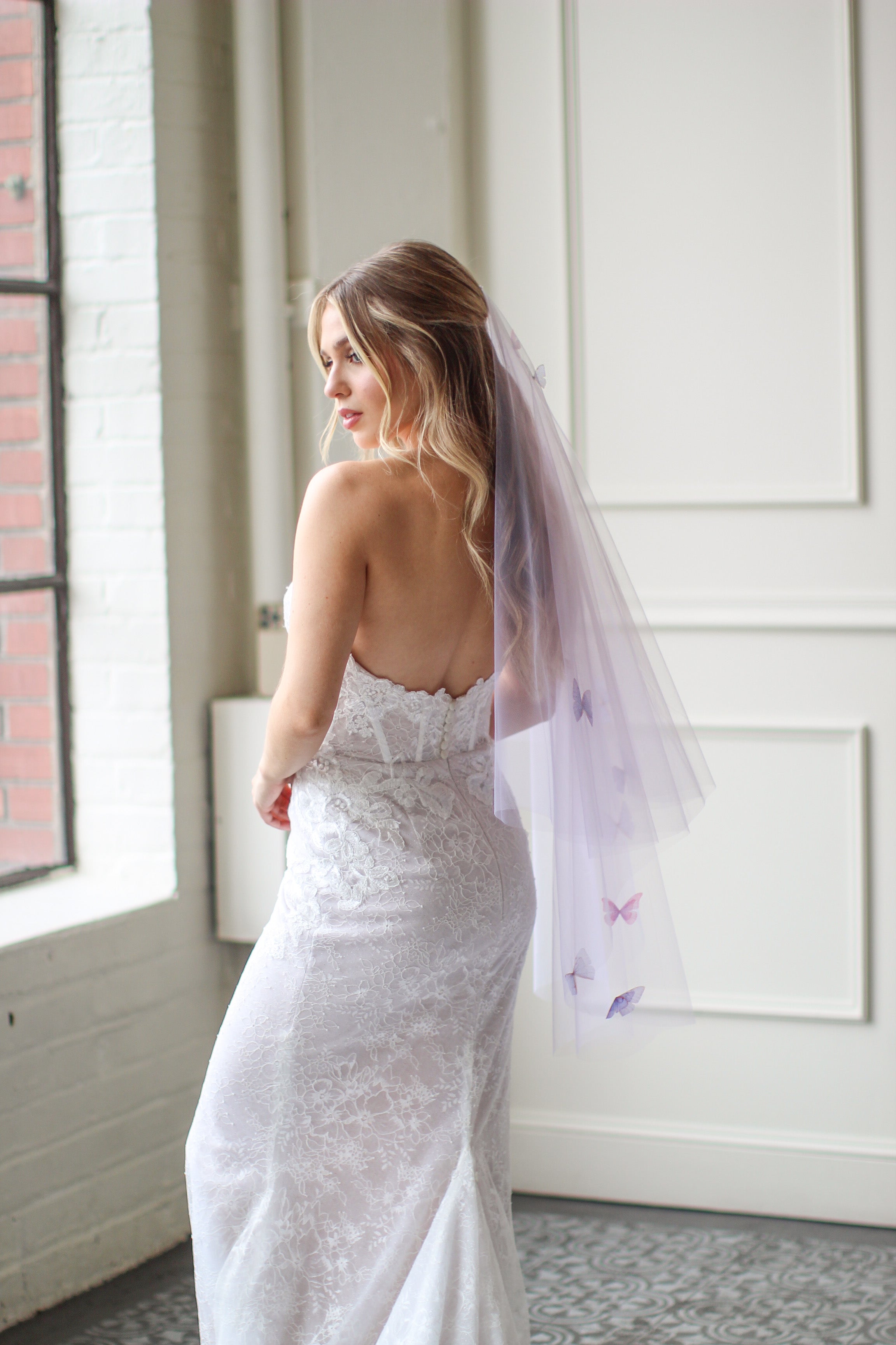 Butterfly Drop Veil