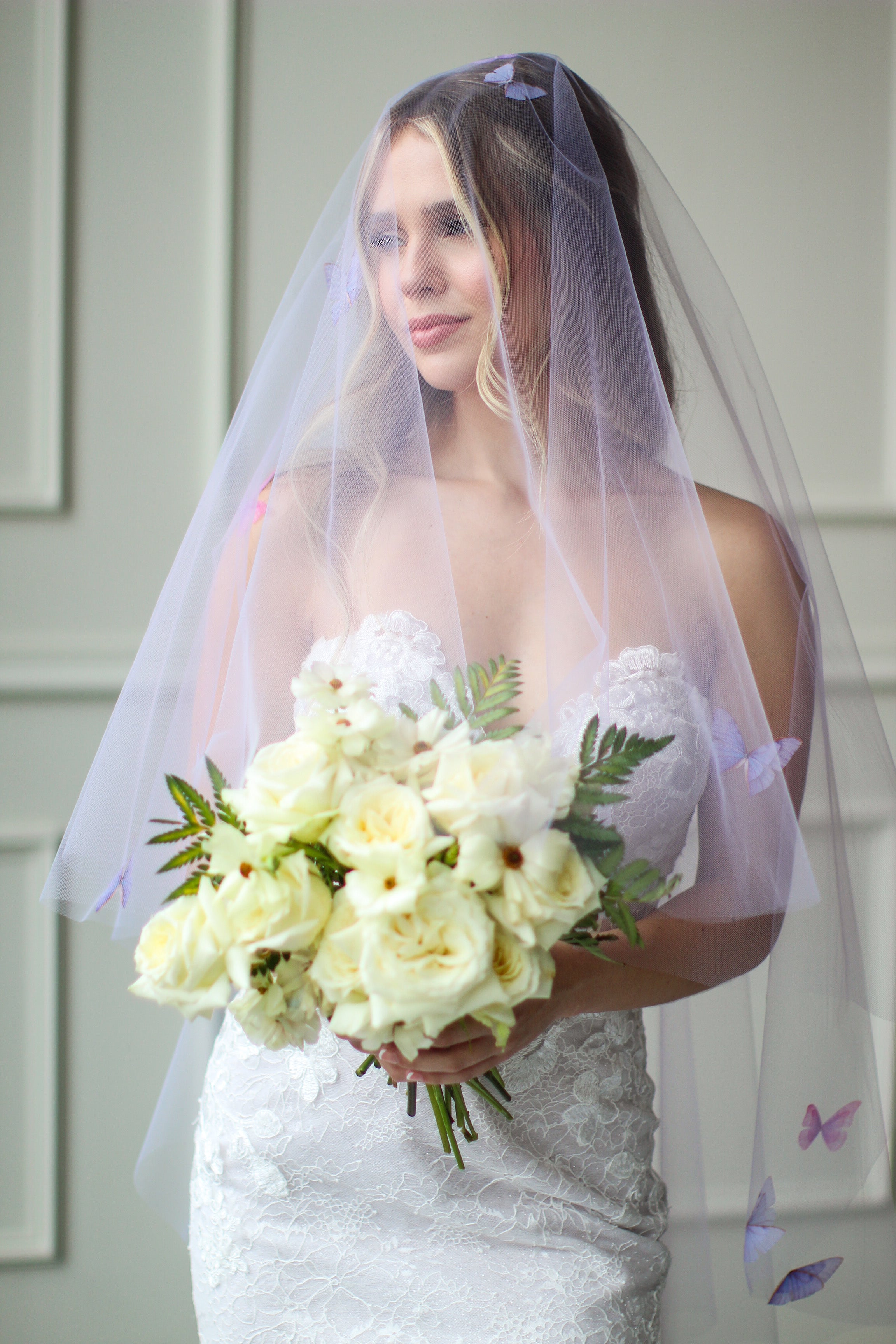 Butterfly Drop Veil
